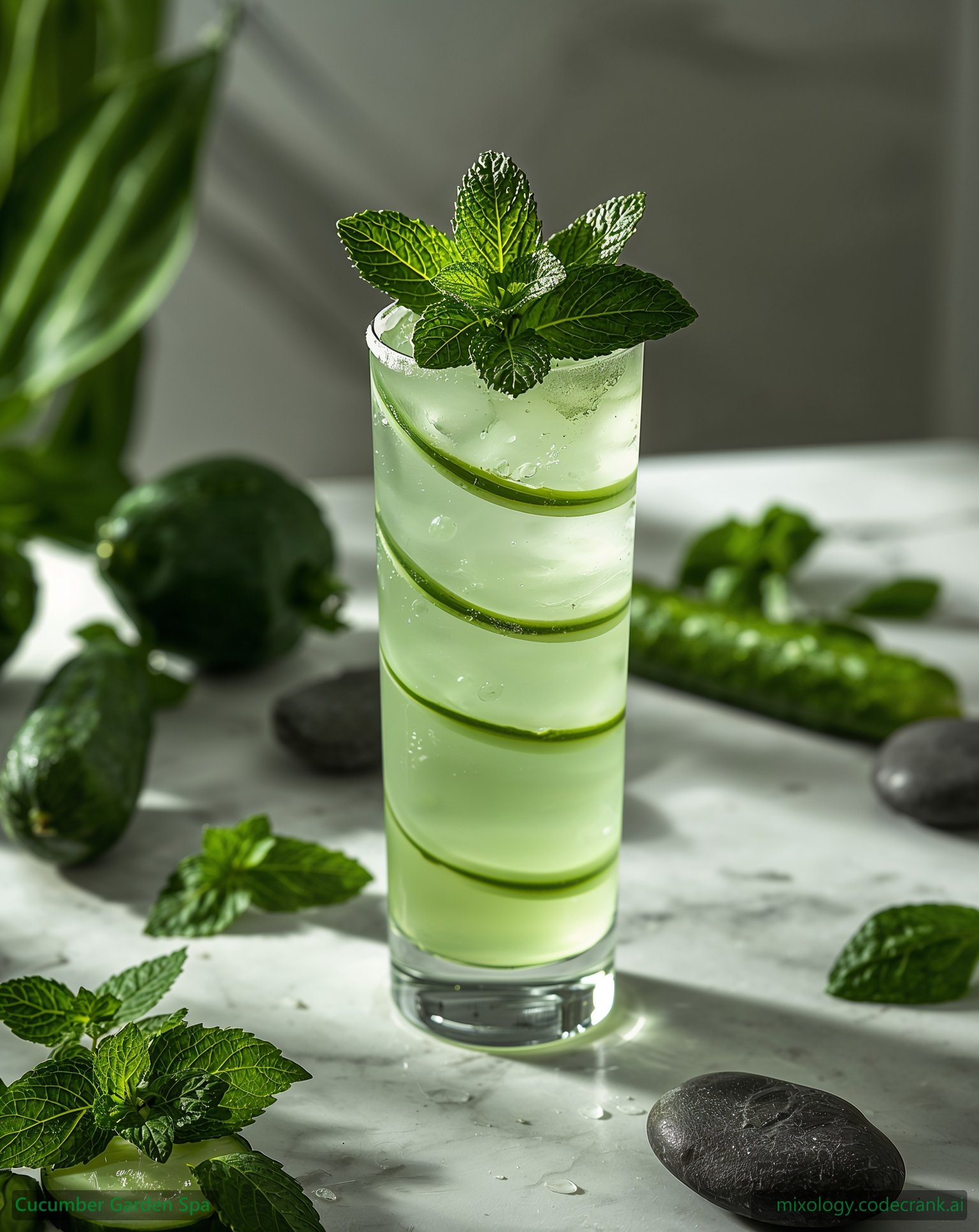 Cucumber Garden Spa cocktail recipe