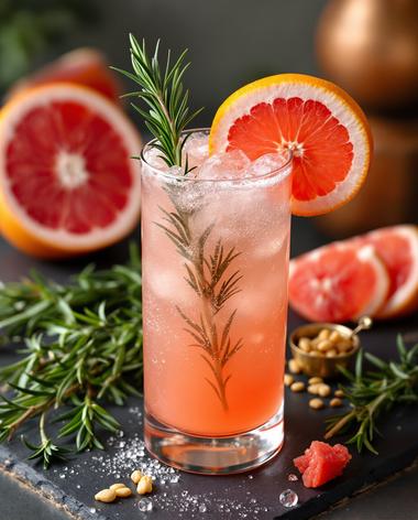 Rosemary Grapefruit Fizz